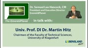 "The Emerald Planet": Dr. Samuel Lee Hancock im Gespräch mit Univ. Prof. DI Dr. Martin Hitz ... 