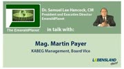 "The Emerald Planet": Dr. Samuel Lee Hancock im Gespräch mit Mag. Martin Payer ... 